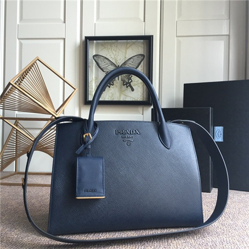 prada monochrome saffiano bag