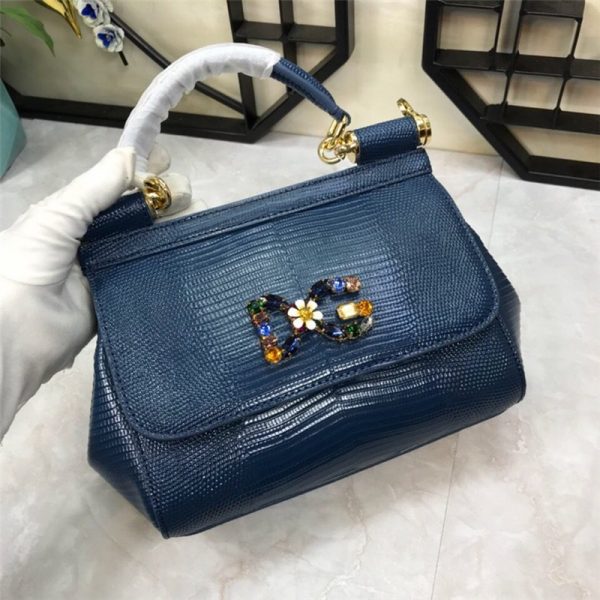 Dolce & Gabbana D&G Bag Sicily Leather Shoulder Bag Lady - Image 7