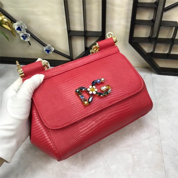 Dolce & Gabbana D&G Bag Sicily Leather Shoulder Bag - Image 3