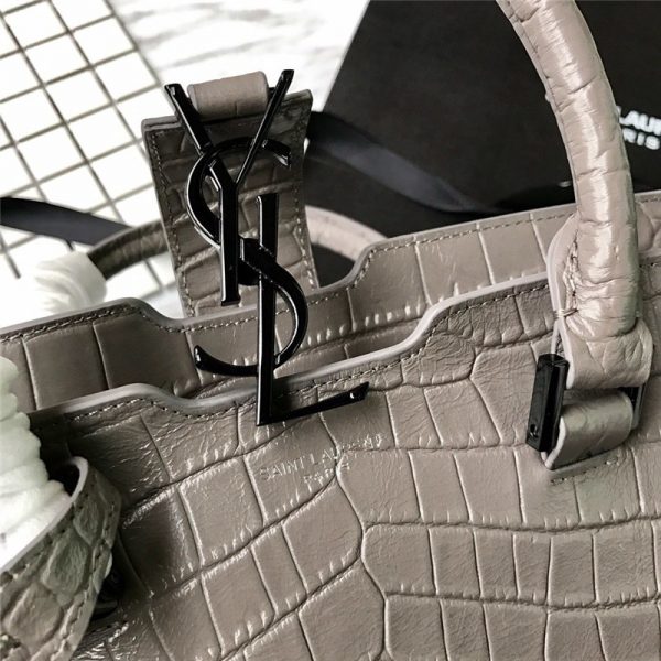 ysl crocodile handbag gray - Image 6