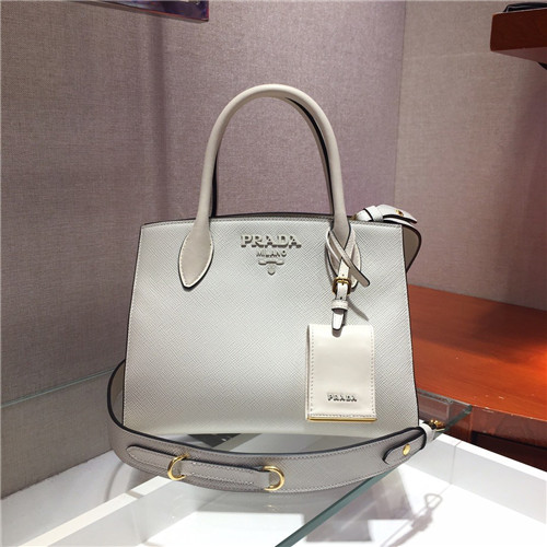 prada monochrome saffiano bag