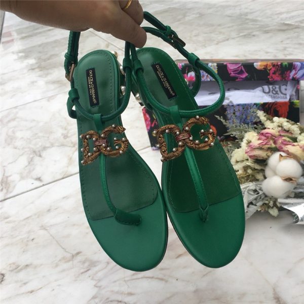 D&G AMORE FLAT SANDAL - Image 6