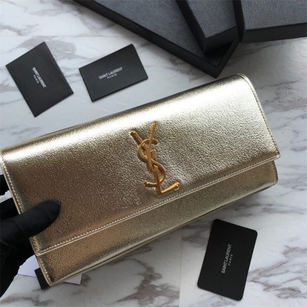 ysl clutch bag gold - Image 2