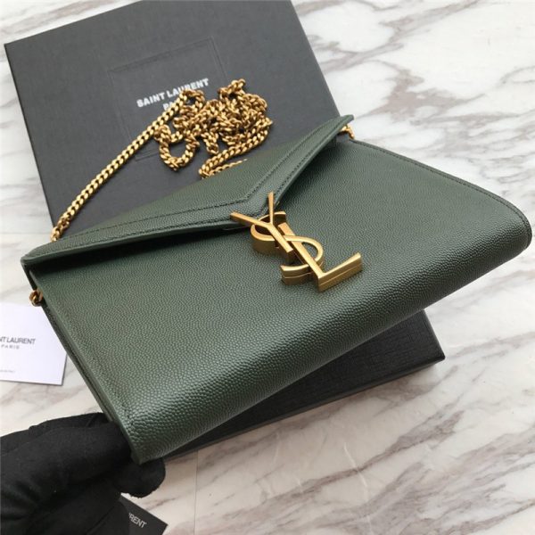ysl envelope bag green - Image 3