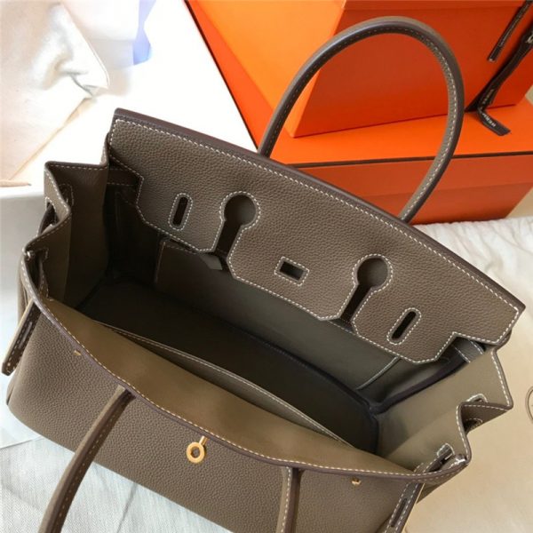 hermes birkin 30  gray - Image 6