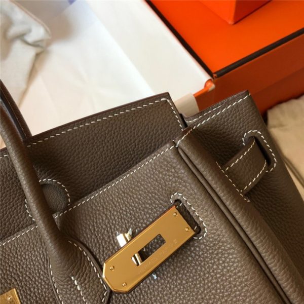 hermes birkin 30  gray - Image 3