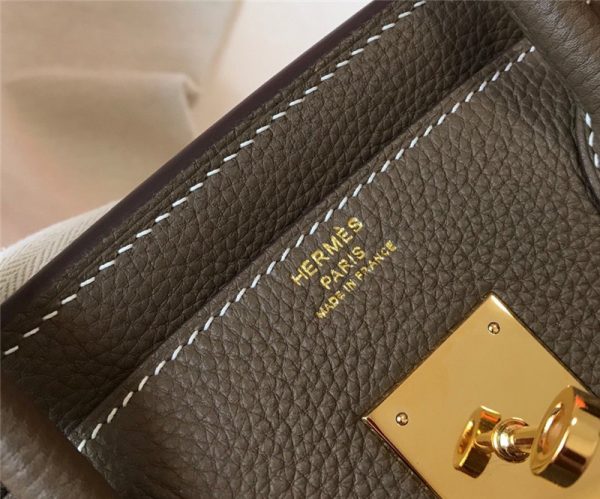 hermes birkin 30  gray - Image 9