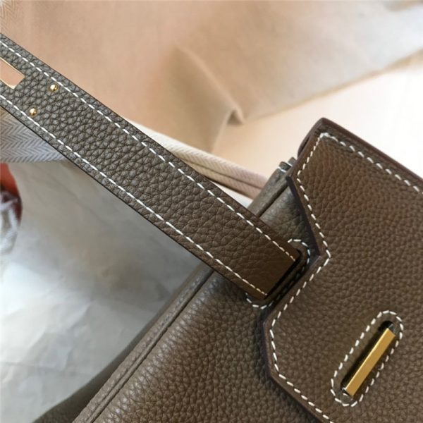 hermes birkin 30  gray - Image 5