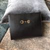 gucci 1955 Horsebit Pouch Clutch Bag black
