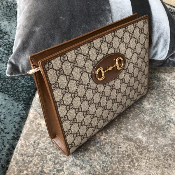 gucci 1955 Horsebit Pouch Clutch Bag - Image 3