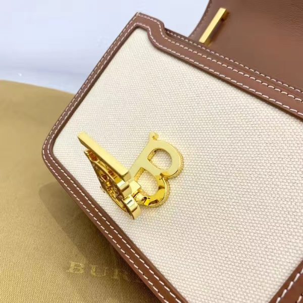 Burberry Canvas TB Crossbody Bag - Image 6