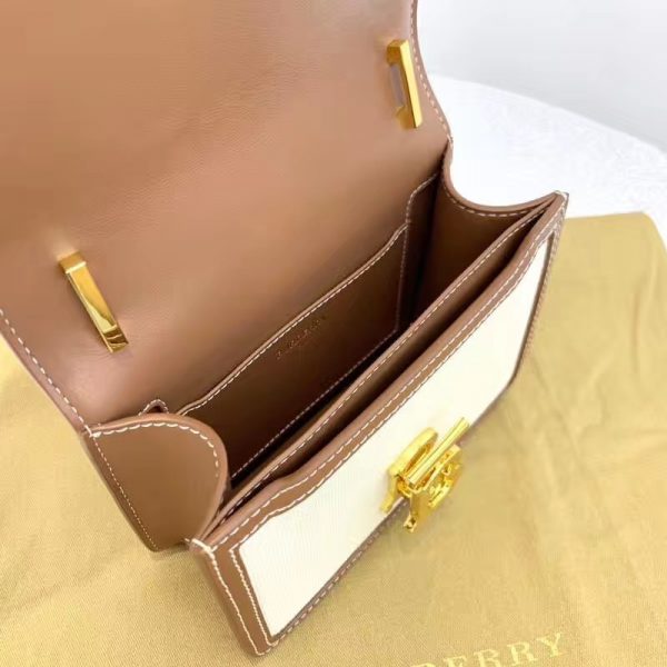 Burberry Canvas TB Crossbody Bag - Image 8