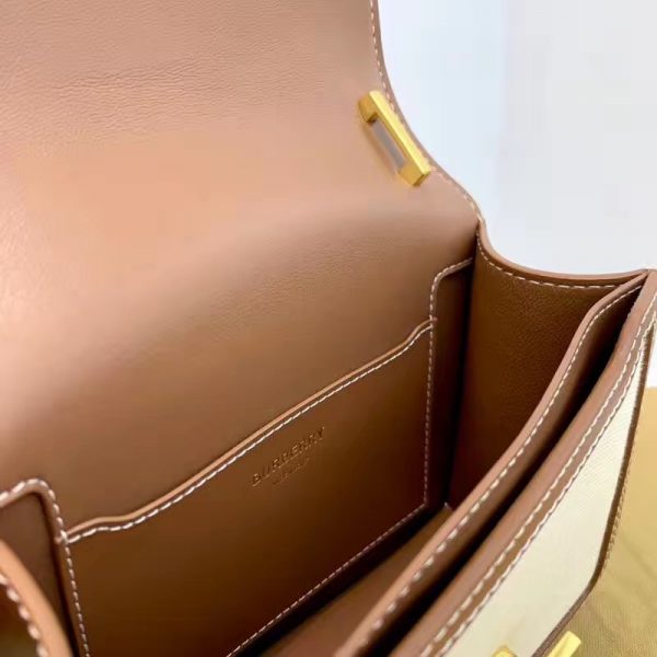 Burberry Canvas TB Crossbody Bag - Image 9