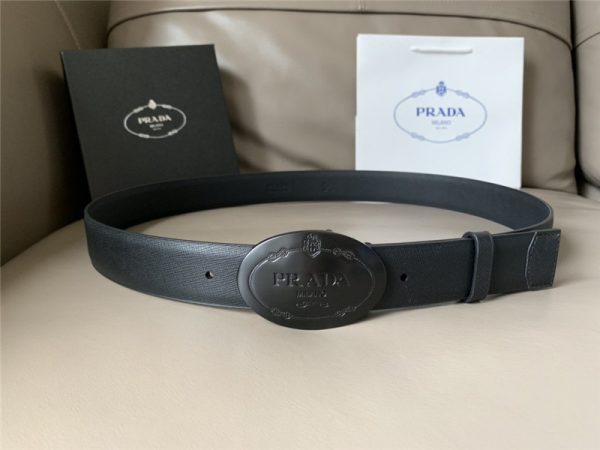 Prada saffiano 34mm leather belt