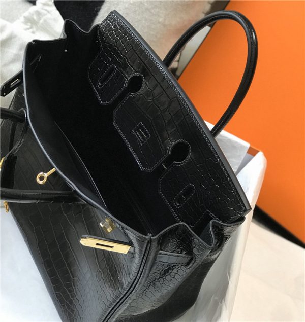 Hermes crocodile leather Birkin 30Cm - Image 5