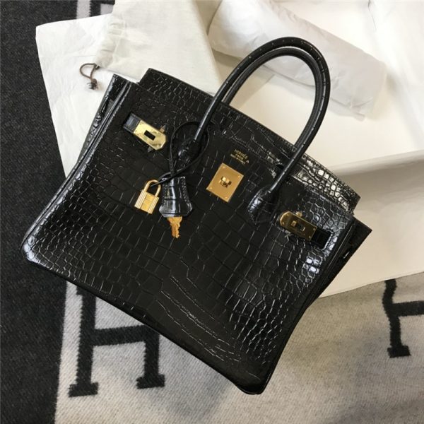 Hermes crocodile leather Birkin 30Cm - Image 3