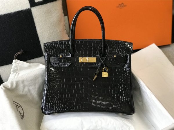 Hermes crocodile leather Birkin 30Cm - Image 6