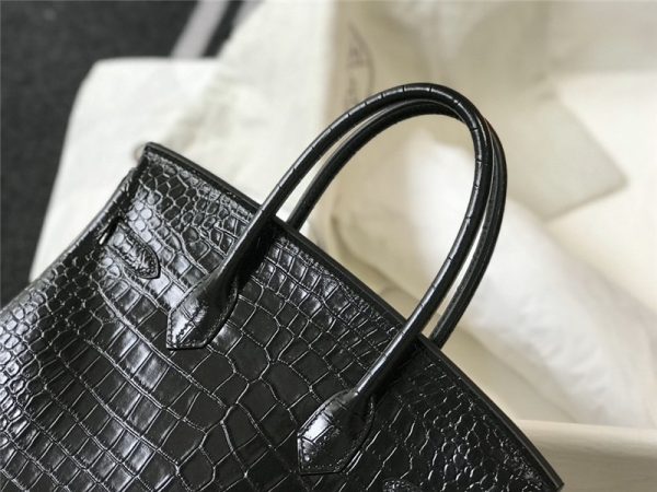 Hermes crocodile leather Birkin 30Cm - Image 4