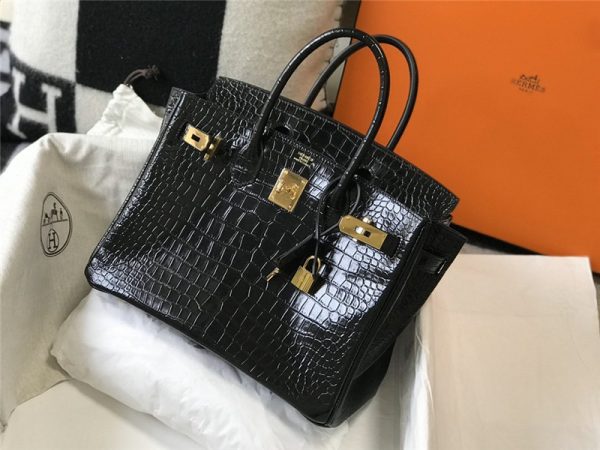 Hermes crocodile leather Birkin 30Cm - Image 8