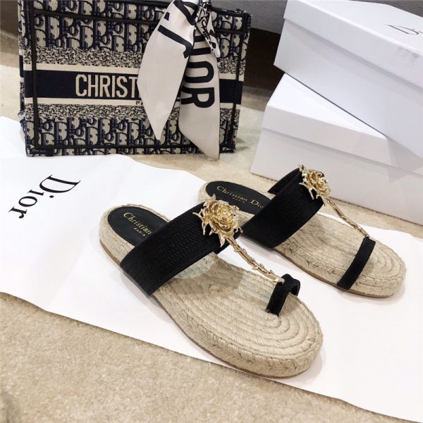 Dior 2020 ss DIOR JARDIN rose slippers
