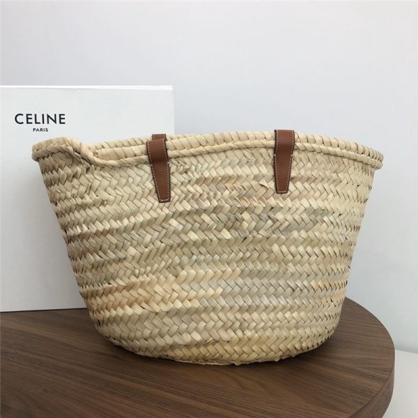 Celine beach woven bag - Image 3