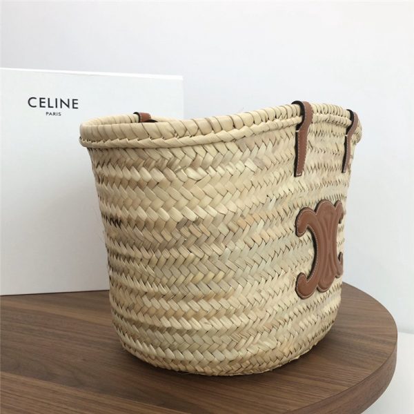 Celine beach woven bag - Image 5