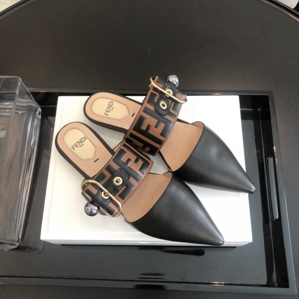 fendi ff mules sandals