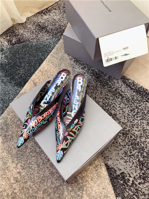balenciaga graffiti heels replica shoes