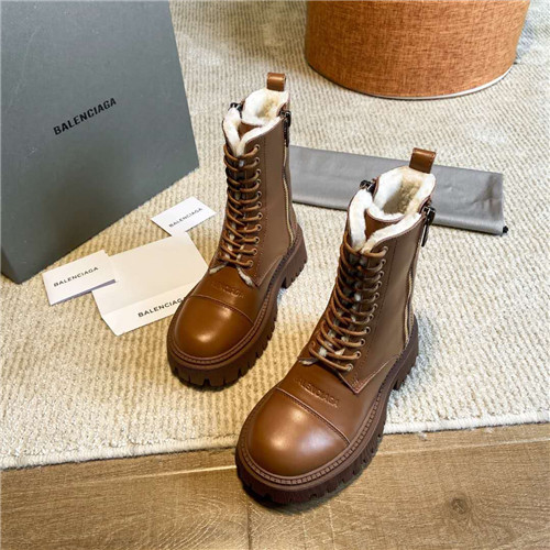 Balenciaga lace up Martin boots
