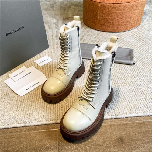 Balenciaga lace up Martin boots