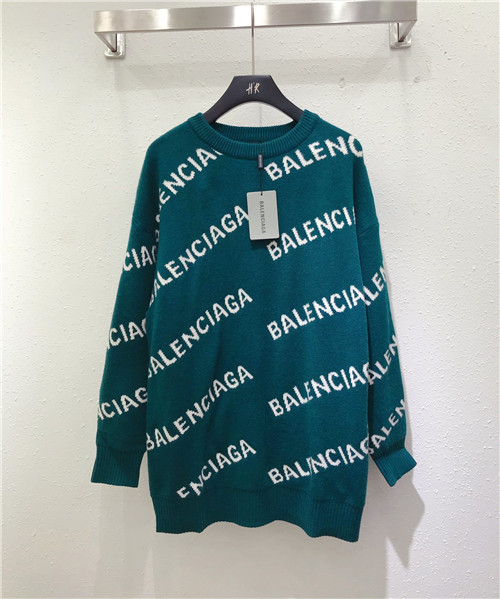 balenciaga logo sweater