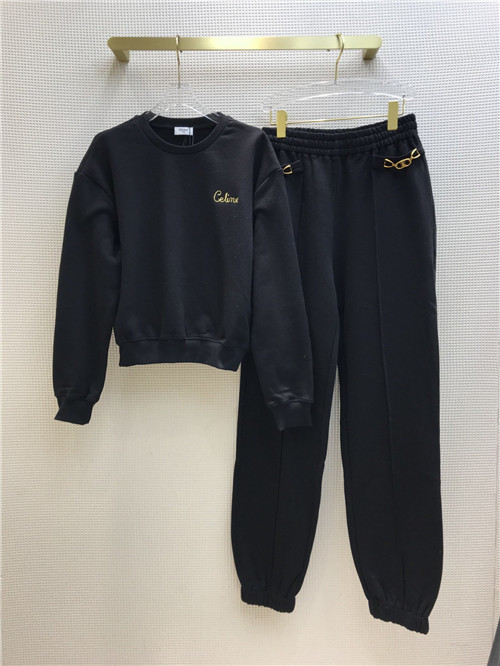celine sweater suit