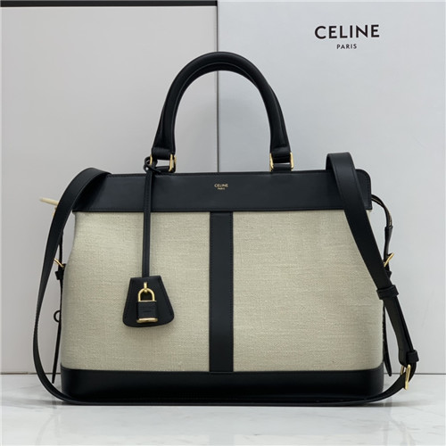 celine cabas canvas bag