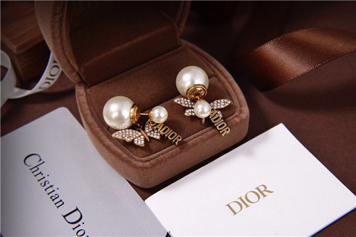 Dior bee earrings