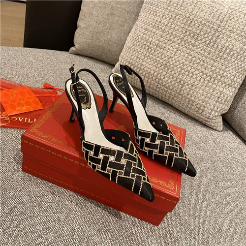 rene caovilla heel sandals