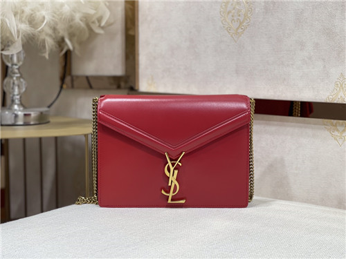 ysl cassandra leather chain bag