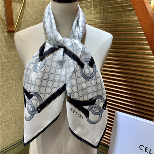 celine silk scarf womens