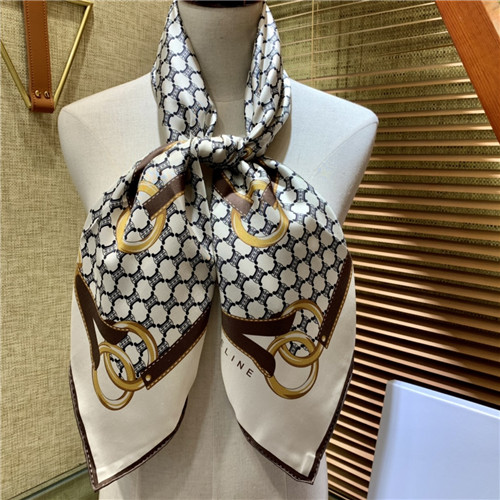 celine silk scarf womens