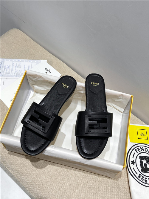 fendi flat slippers