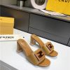 fendi thick heel sandals