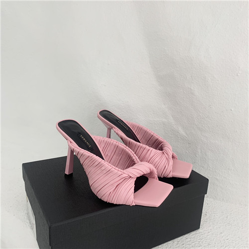 Versace open toe high heel sandals