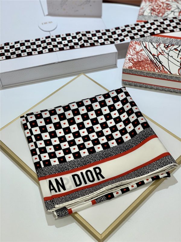 dior amour square scarf - Image 8