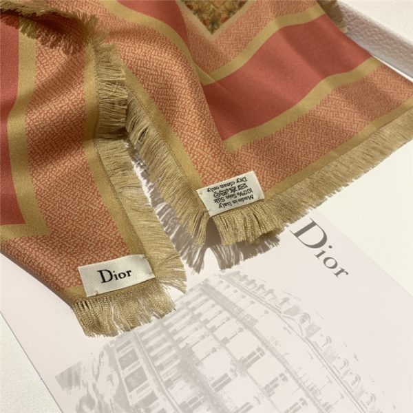 Dior Patchwork Rosiers square scarf - Image 4