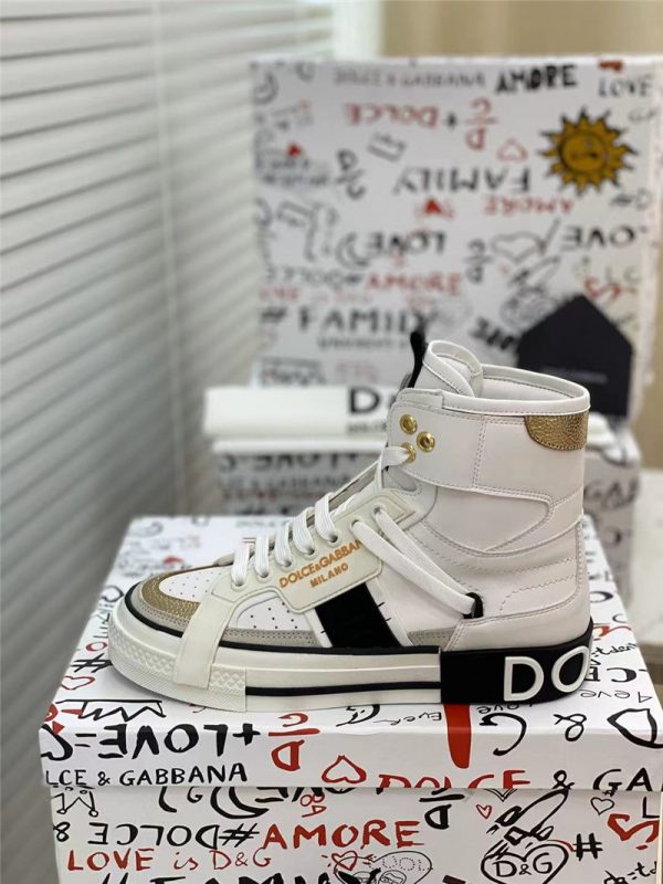 dolce & gabbana d&g high top sneakers - Image 3