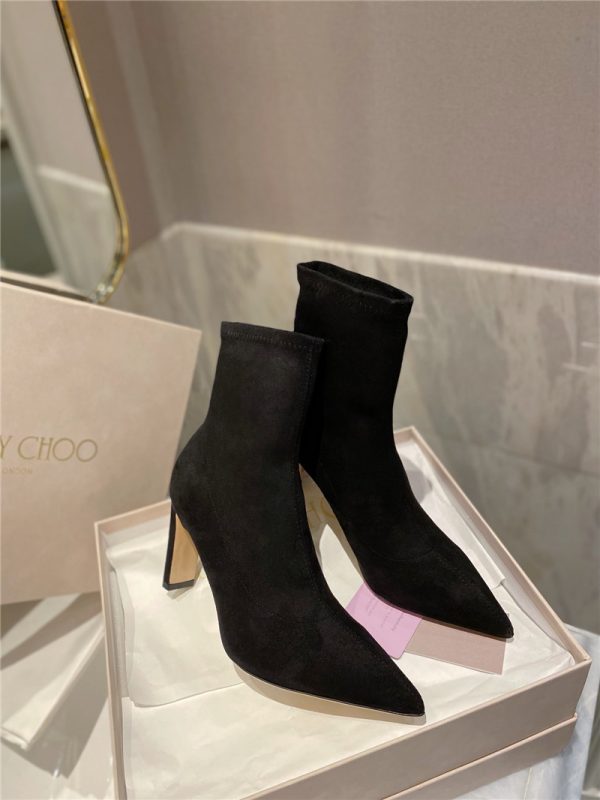 jimmy choo stretch boots short boots