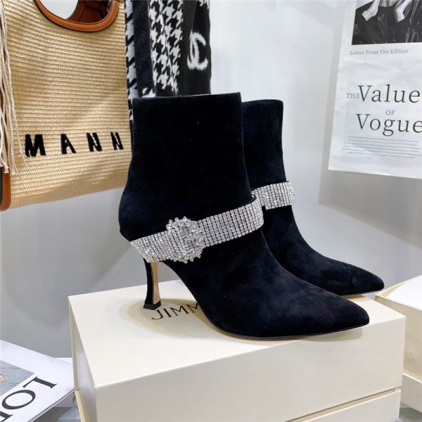 jimmy choo high heel short boots