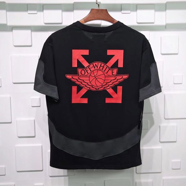 AIR JORDAN OFF WHITE TEE BLACK GRAY