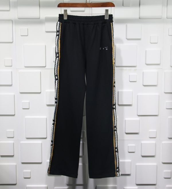 WOOL WEBBING EMBROIDERED ARROW PANTS REPLICA