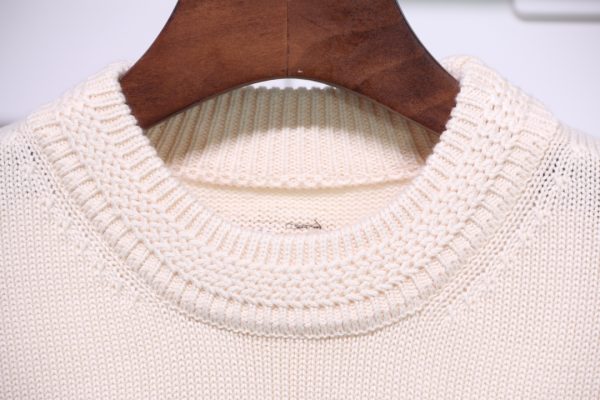 ADER ERROR OFF-WHITE KNIT BLUESSOM SWEATER - Image 3