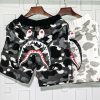 BAPE CAMOUFLAGE SHORTS BLACK AND WHITE
